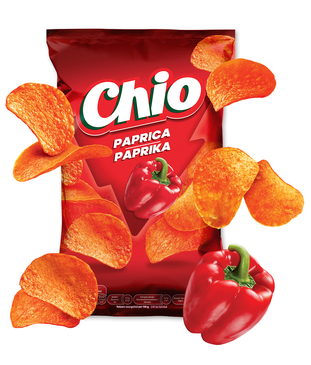 CHIPSURI CLASICE CU PAPRICA