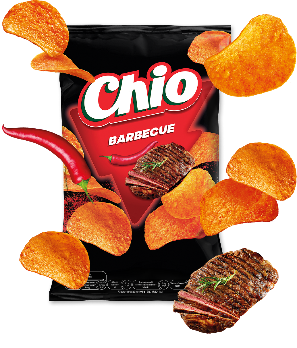 CHIPSURI CLASICE CU AROMĂ DE BARBEQUE