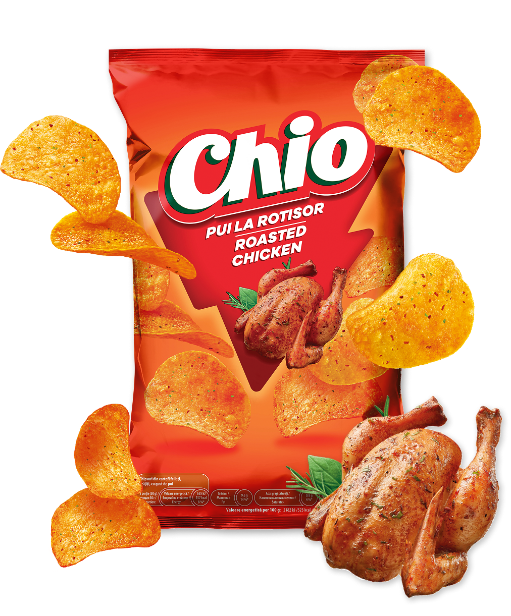 CHIPSURI CLASICE CU PUI LA ROTISOR