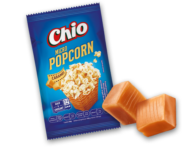 POPCORN MICROUNDE CU CARAMEL