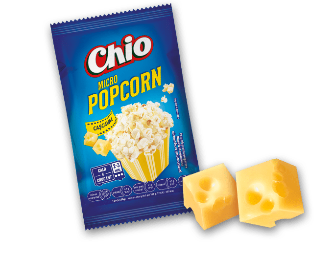 POPCORN MICROUNDE CU CAȘCAVAL
