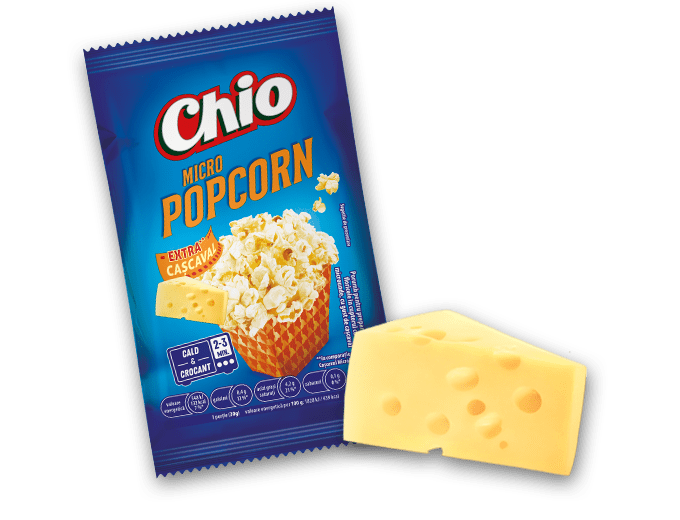 POPCORN MICROUNDE CU EXTRA CAȘCAVAL