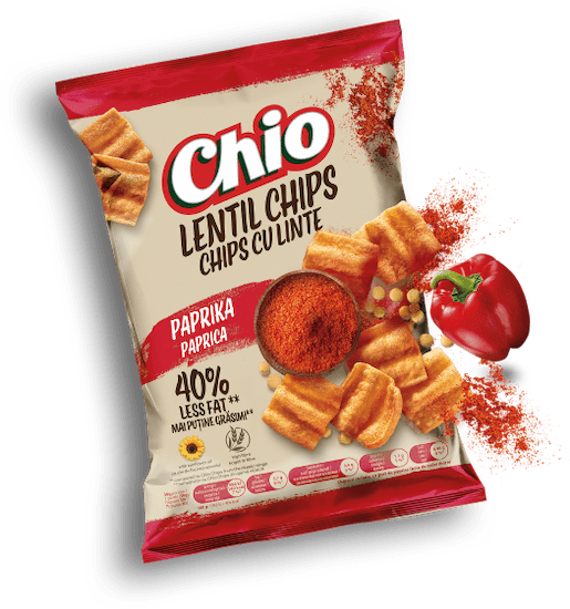 CHIO CHIPS CU LINTE CU PAPRICA
